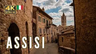 4K Walking Tour | Exploring Assisi Historic Center 🇮🇹