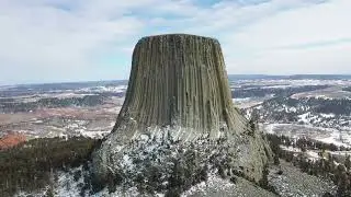 Devil Tower Drone 4K