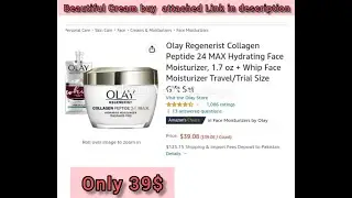 Olay Regenerate Collagen Peptide 24 MAX Hydrating Face Moisturizer,