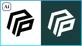 How to make N+P Monogram Logo in Adobe Illustrator