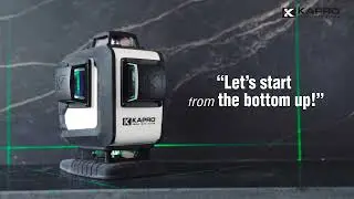 884 Kapro Electronic 4D laser with Extra 360&deg; Horizontal Ground Green Beam