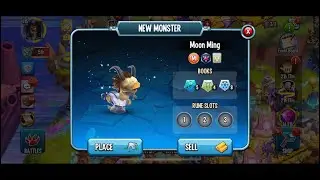 Hatching mythic &ldquo;Moon Ming&rdquo; egg and levelling up to 0-100 in monster legends