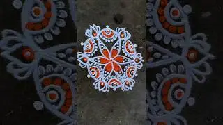 #shorts #doublecolourkolam #rovirangoli
