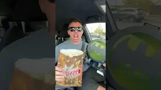 Picking up the BATMAN Bat-signal Popcorn Bucket!