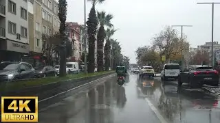 Yağmurlu Bir Çanakkale Trafiği  |  4K  |  60fps |  Driving Tour |  2025