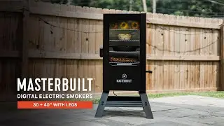 Masterbuilt Digital Electric Smokers | 30 inch & 40 inch | With Window and Legs