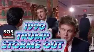 Donald Trump INSULTS Reporter and Storms Out | The 1990 Interview He Tried to Forget!