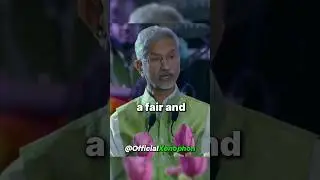 Bomb on Trump During Speech🔥 । S Jaishankar