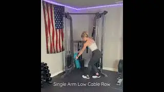 Single Arm Low Cable Row - Exercise Demo