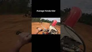 Average Honda rider👍 #motocross #shorts #dirtbike #crash #honda #crashcompilation