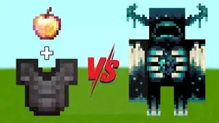 Warden VS Enchanted Golden Apples 🤯 #shorts