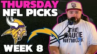 Vikings vs Chargers Picks - NFL Week 8 Thursday Night Football with Kyle Kirms