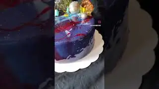 Galaxy mousse cake