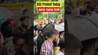 ssc protest  jantar mantar today news| #sscprotest2025 #ssc #ssccgl #sscprotest
