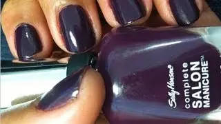 POTD China Glaze Wicked and Sally Hansen Complete Manicure Haul
