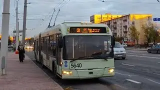 БКМ 333 (БОРТ. 5640) 3 маршрут (остановка «Ст.м. 