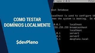 Testando domínios localmente - Arquivos Hosts