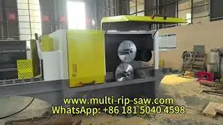 Log Multi Rip Saw Machine for 20-40cm Diameter for Blockboard Wooden Pallet Barecore Wood Processing