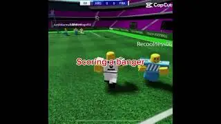 Scoring a crazy goal! #roblox #fyp