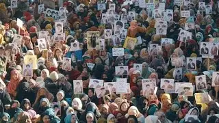 Despite Heavy Snowfall, Pro-Iran Protest Held in Sankoo Sub-Division Under the Banner of ASZ