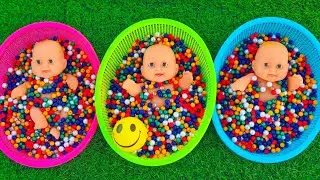 4 minutes Satisfying amezing ASMR with Full of 3 Rainbow Bath tube Candy's with M& M's Slime cutting