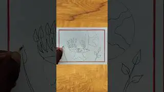 wetlands drawing easy/#shorts #viral #art