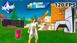 Fortnite Unreal Ranked Reload On PS5 Slim | Keyboard & Mouse Gameplay | 120 FPS | 4K