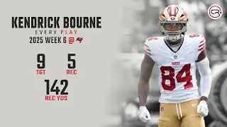 Kendrick Bourne Week 6 Highlights | Every Target and Catch vs Buccaneers