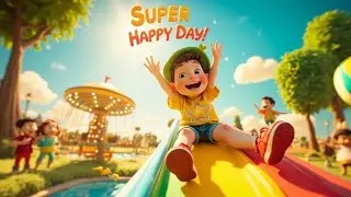Sunny Park Adventures 🌞 | Animated Kids' Fun & Family Bonding | Outdoor Playtime Cartoon