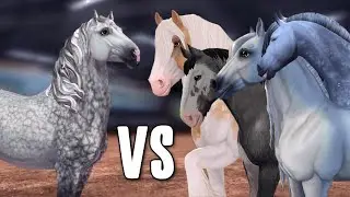Percheron VS Friesian, Finnhorse, Clydesdale, Irish Cob [gaits & animations] in Star Stable Online