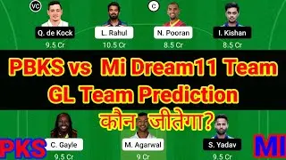 PBKS vs MI Dream11 Team
