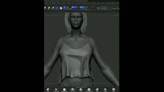 Girl gaming character | @sculptzbrush  #youtubeshorts #zbrush #newpost #short #shorts #viral