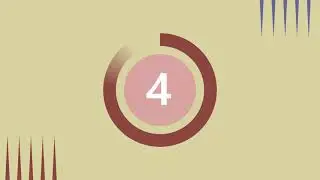 PowerPoint Simple Aesthetic Timer 5 seconds - Beautiful circle animation
