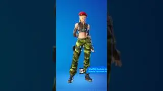 Cammy White's scrapped Final Fight skin is in Fortnite #fornite #streetfighter#cammy#finalfight