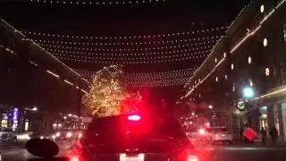Christmas Lights at Frisco TX Square
