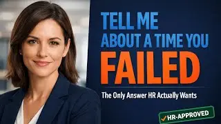 Tell Me About a Time You Failed - HR's Favorite Question (Answered Perfectly)