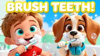 Brush Your Teeth Song 🪥 | Morning & Night Routine | Kids Songs 3D | Little Beats Songs