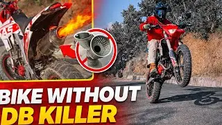 Crossfire||wheelie😳||without db killer😱||offroad ride||Raw vlog