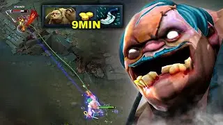 9 минут Blink Dagger Pudge🔥25 убийств Brutal Farm Hero + Rampage🔥