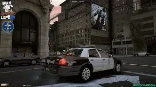 GTA V - LSPDFR 0.4.9🚔 - LA Revo - LAPD - Вымышленный 2008 CVPI - Остановка за тяжкое преступление...