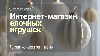 Как сделать ИНТЕРНЕТ-МАГАЗИН елочных игрушек? | ЗАПУСК ЗА 1 ДЕНЬ