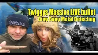 Digger Dawn & Twig the Dig - Twiggy found a WW2 LIVE massive bullet
