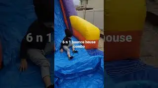 6 n 1 bouncehouse  combo  ready for rent.