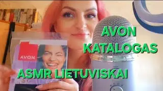 ASMR LIETUVISKAI. AVON KATALOGO PAVARTYMAS. UŽSISAKAU PRODUKTŲ.