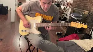 Adam plays Brent Mason guitar solo to 