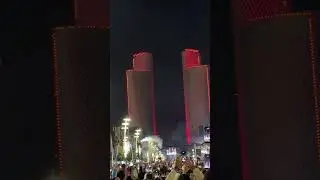 Lusail Boulevard New Year celebration fireworks