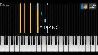 Merk & Kremont - Sad Story (out of luck) Piano tutorials/version / relaxing/sad piano music