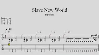 Sepultura Slave New World - Tab