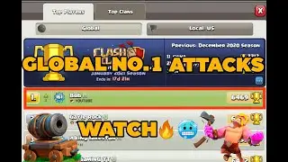 【Bob】WATCH GLOBAL NO.1 PLAYER ATTACK LIVE (6484) | COC | BH9
