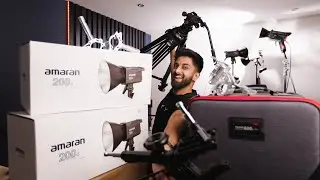 UNBOXING | APUTURE 600D, AMARAN 200D, MANFROTTO NITROTECH & MORE